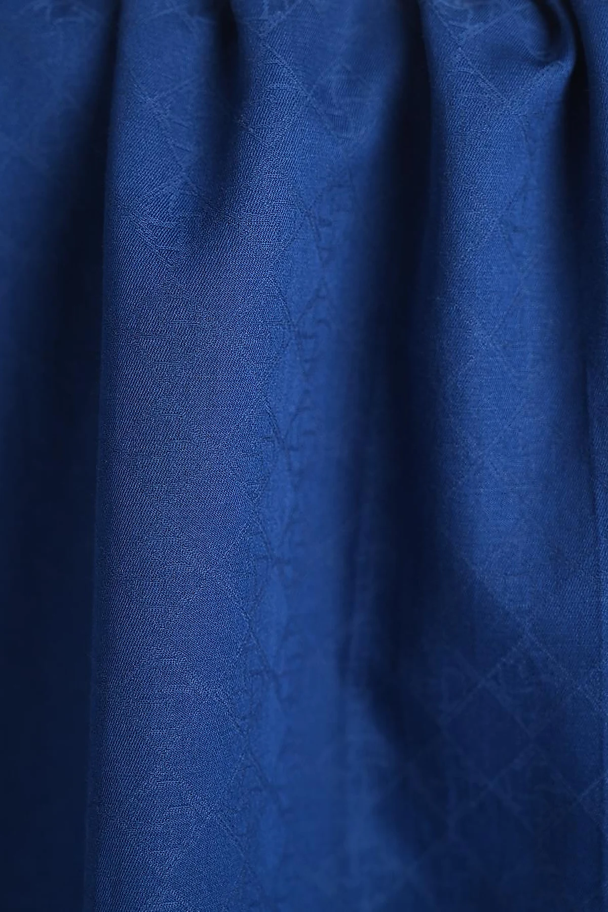 Cotton Monogram Scarf Indigo