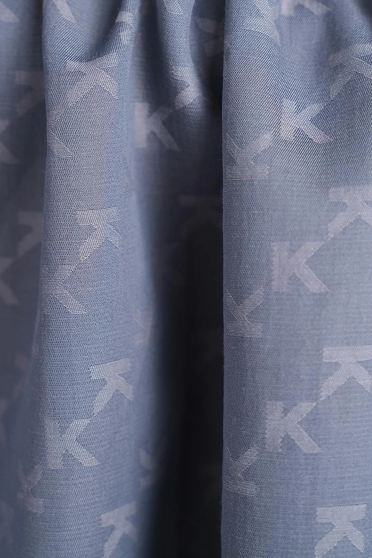 K Logo Woven Scarf Anthracite