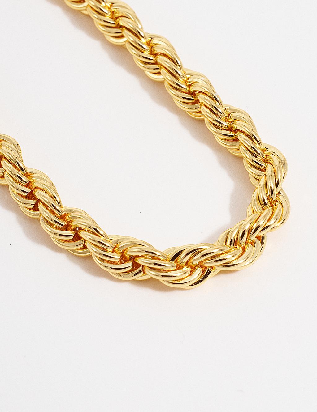 Flat Cut Bracelet Gold