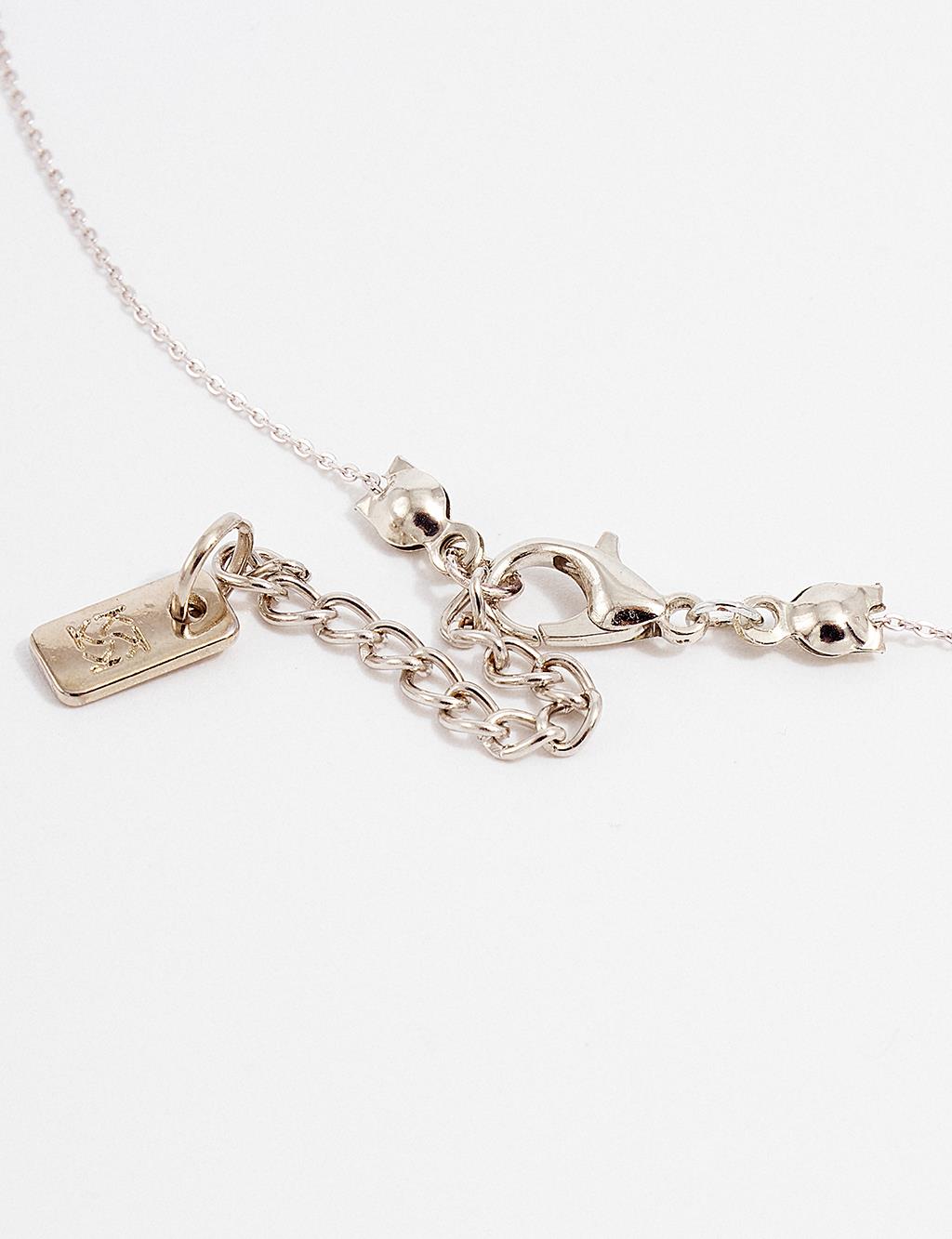 Heart Figured Necklace Silver