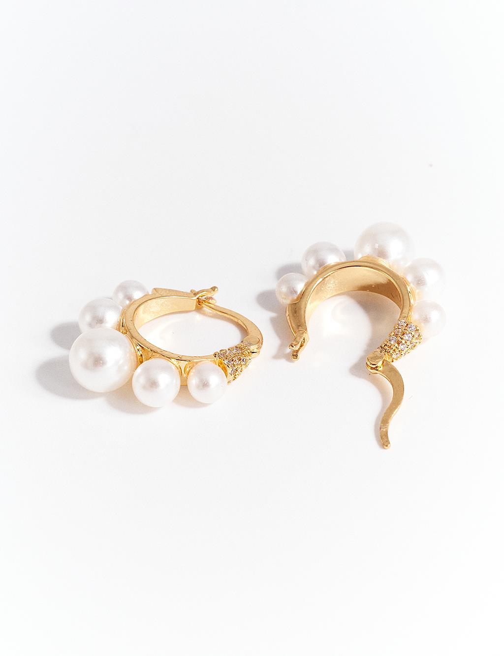 Pearl Form Earring Gold