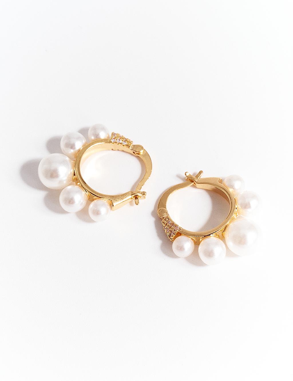 Pearl Form Earring Gold