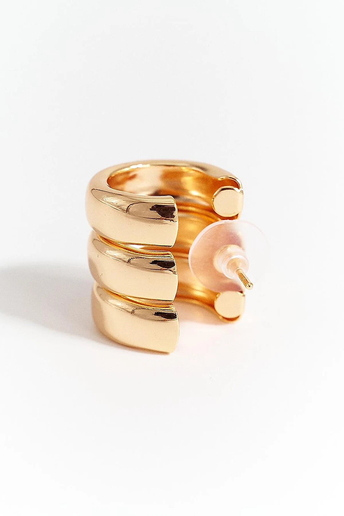 Multi-Hoop Form Earring - Gold