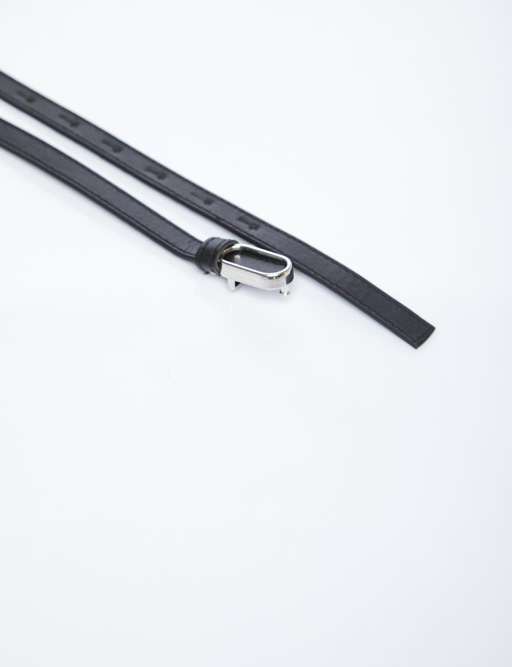 Belt Black with Metal Accessories