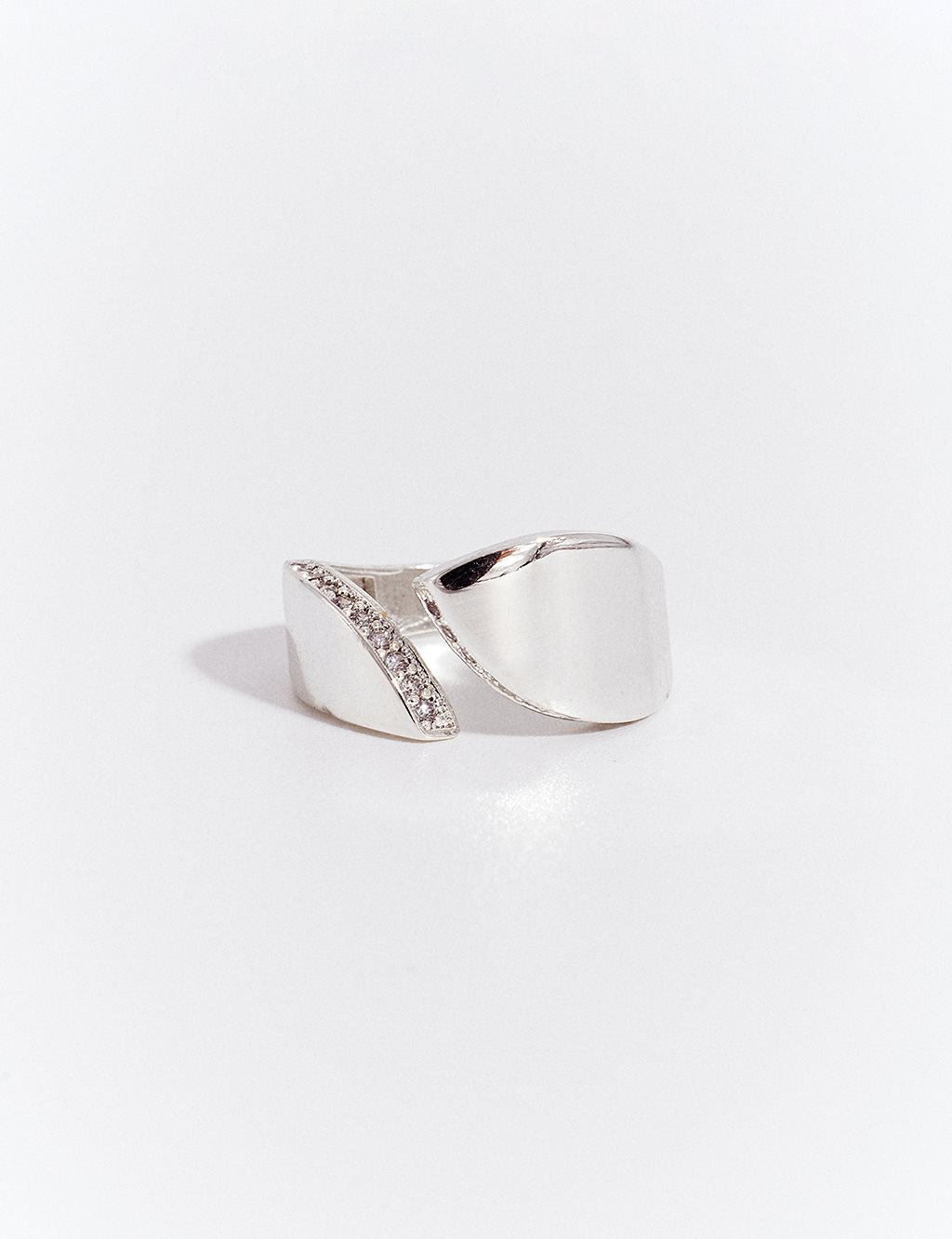 Shiny Stylish Ring Silver