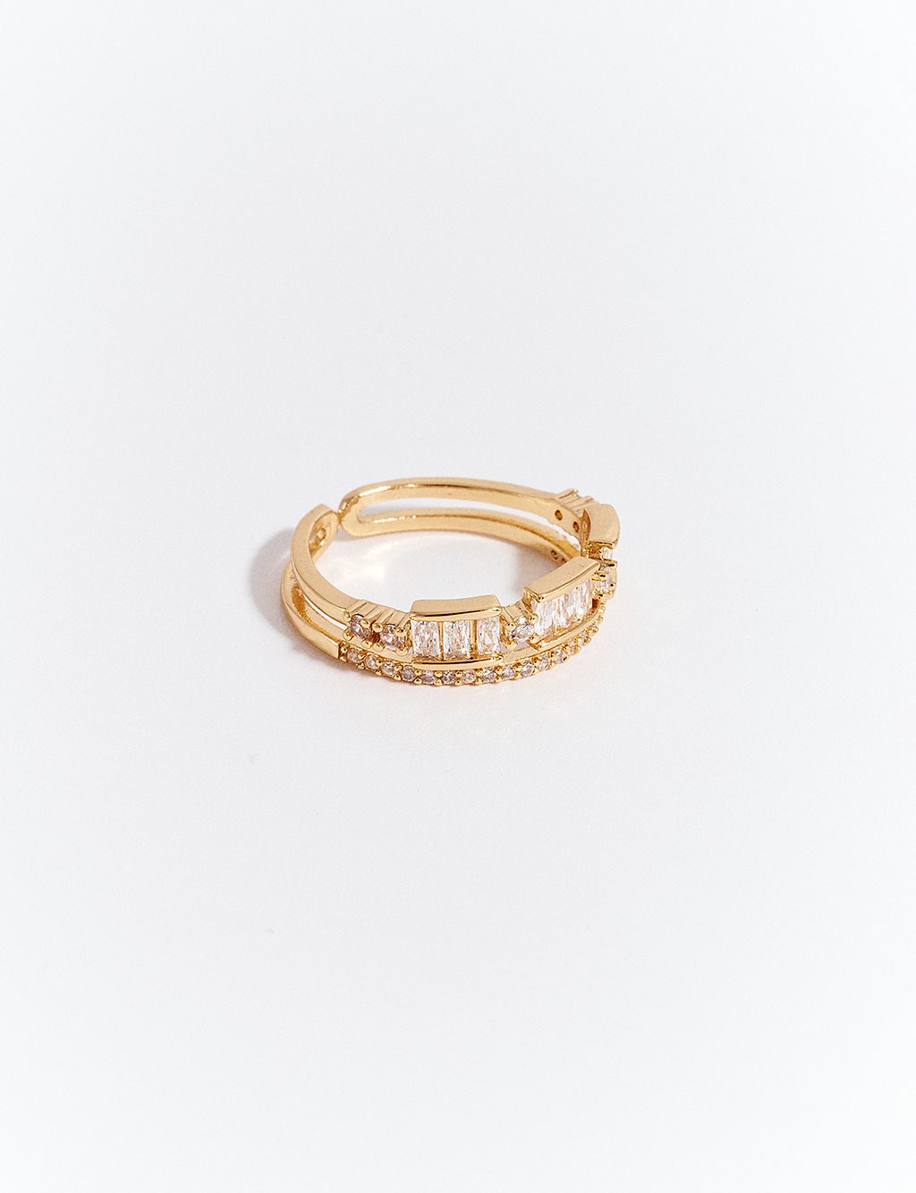Double Look Ring Gold