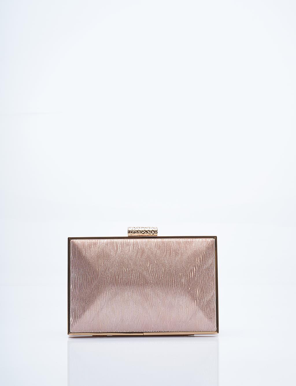 New look rose gold clutch bag shop