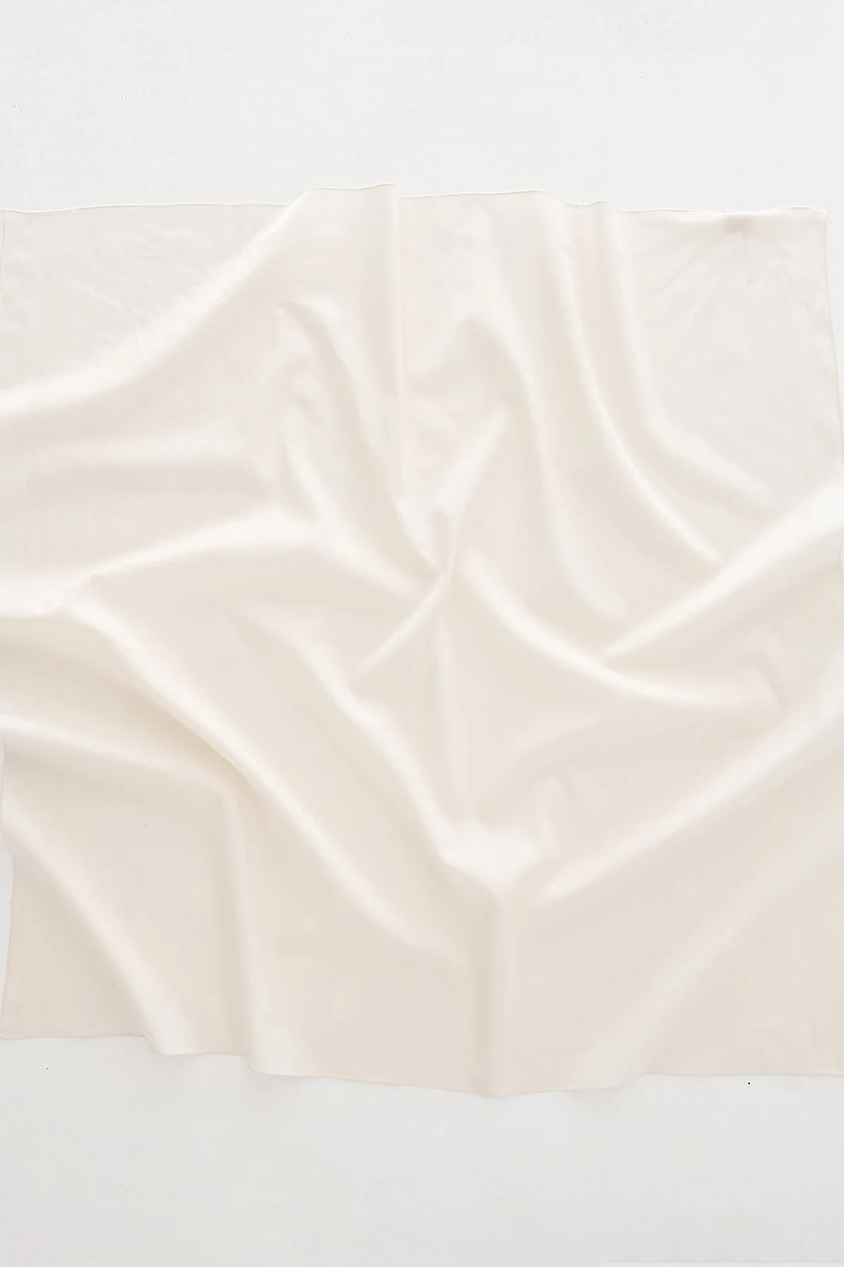 Cotton Monogram Scarf Ecru