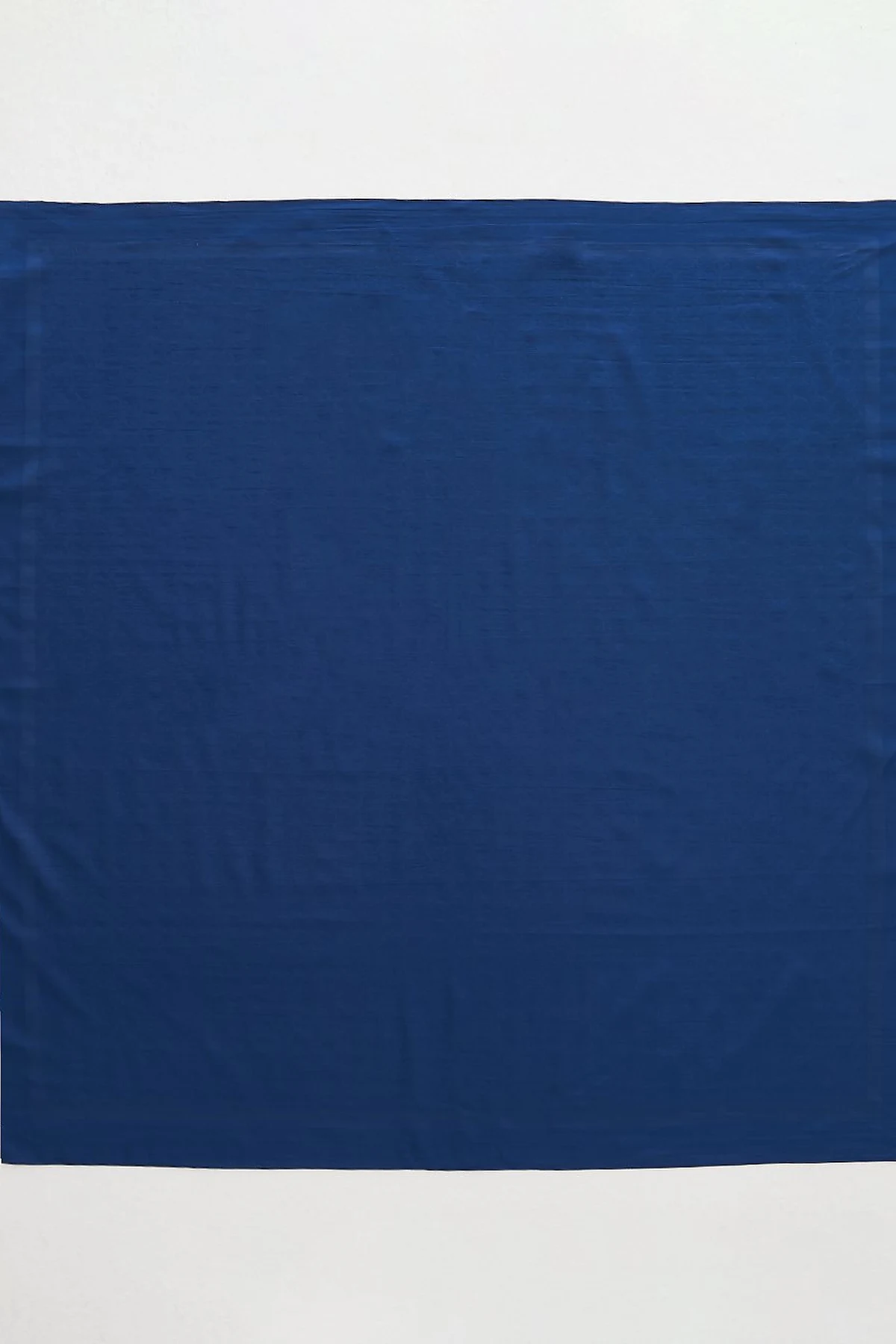 Cotton Monogram Scarf Indigo
