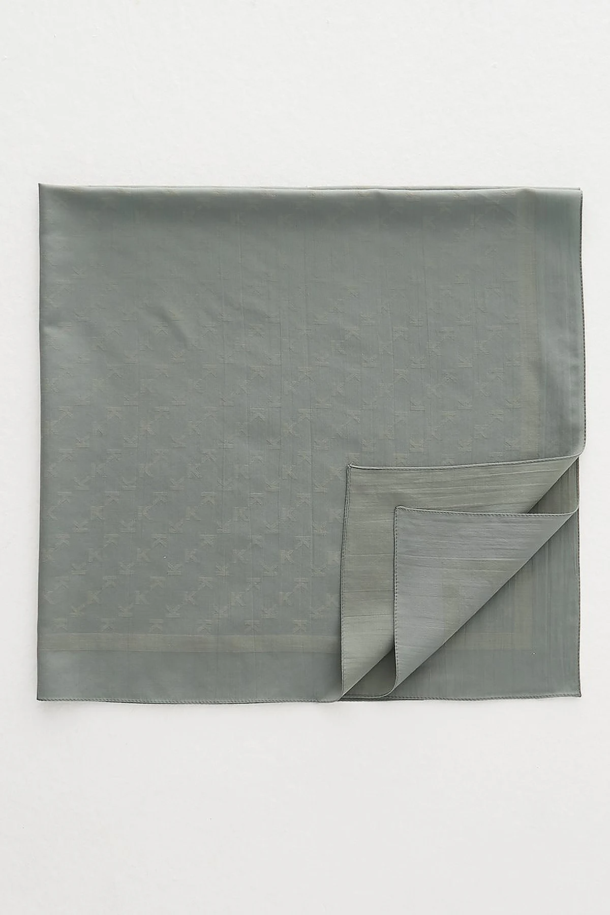 K Logo Woven Scarf Mint