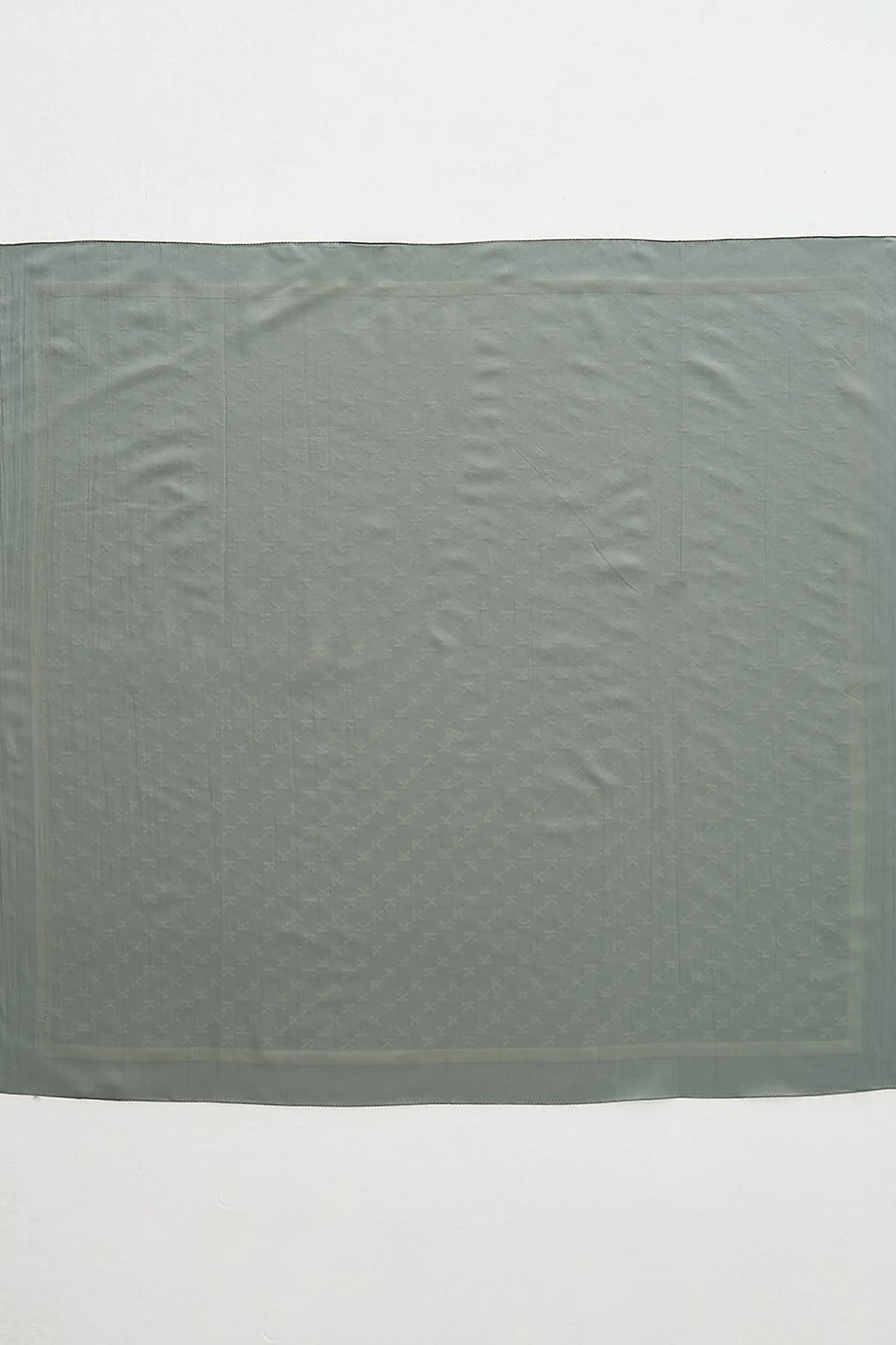 K Logo Woven Scarf Mint