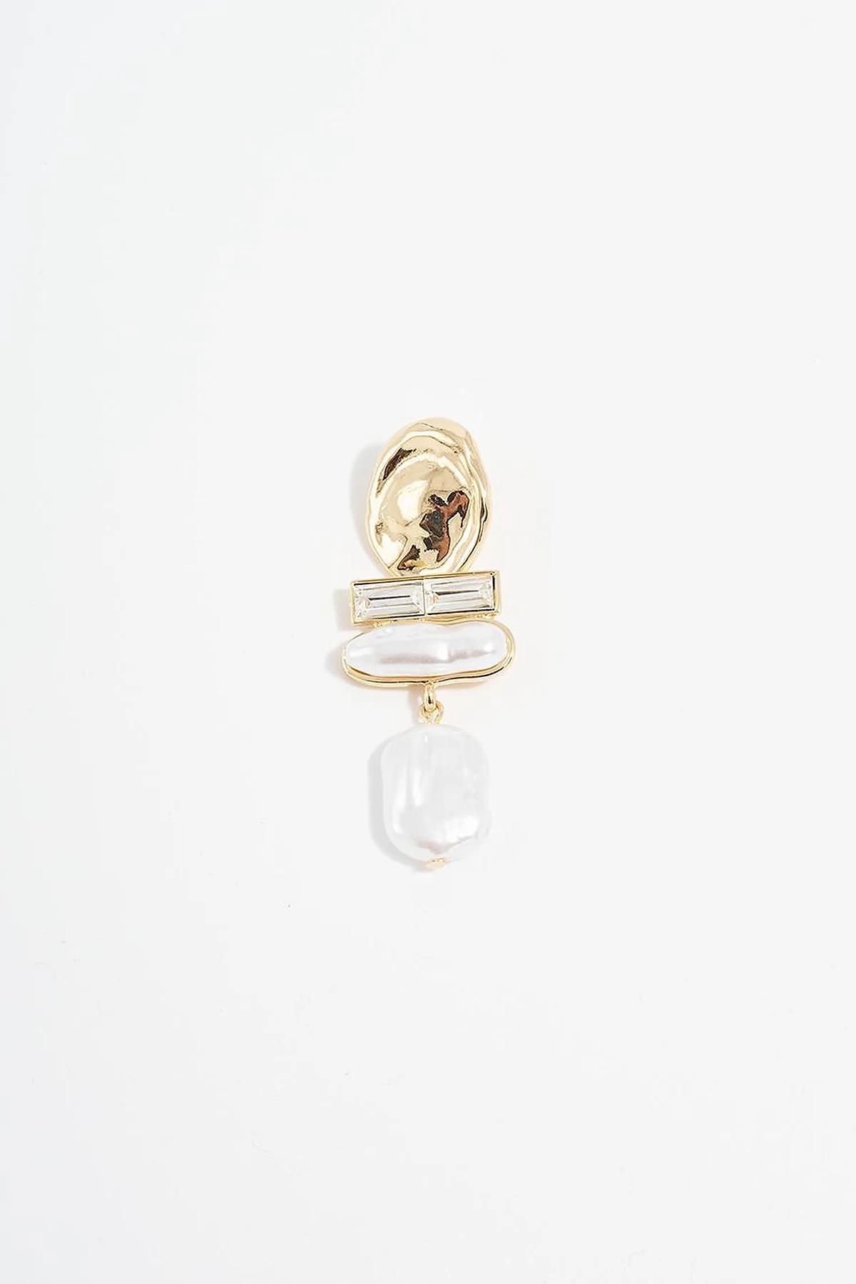 Pearl Drop Earrings Gold