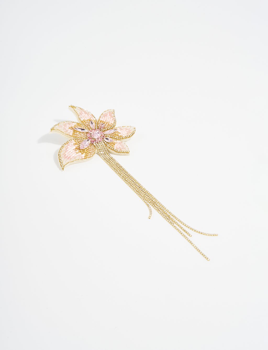 Handmade Flower Brooch Powder