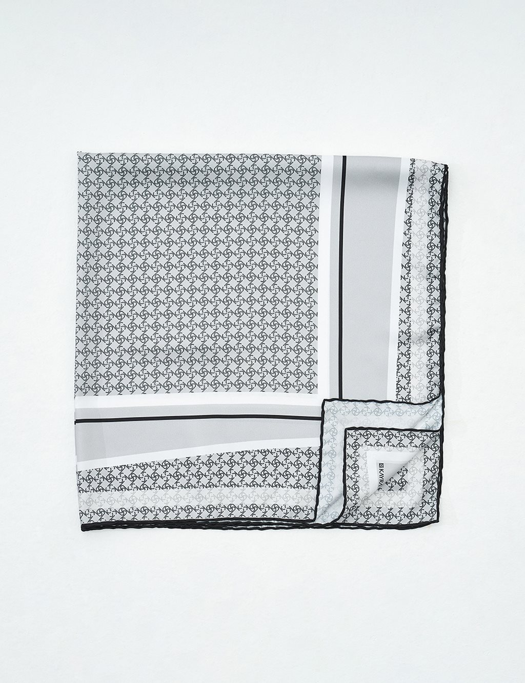 Geometric Patterned Scarf Stone