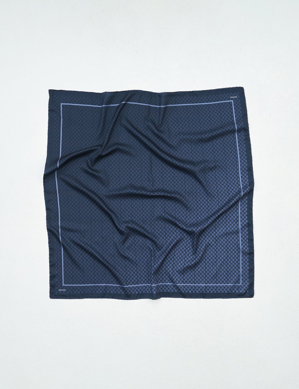 Monogram Scarf Black with K Logo