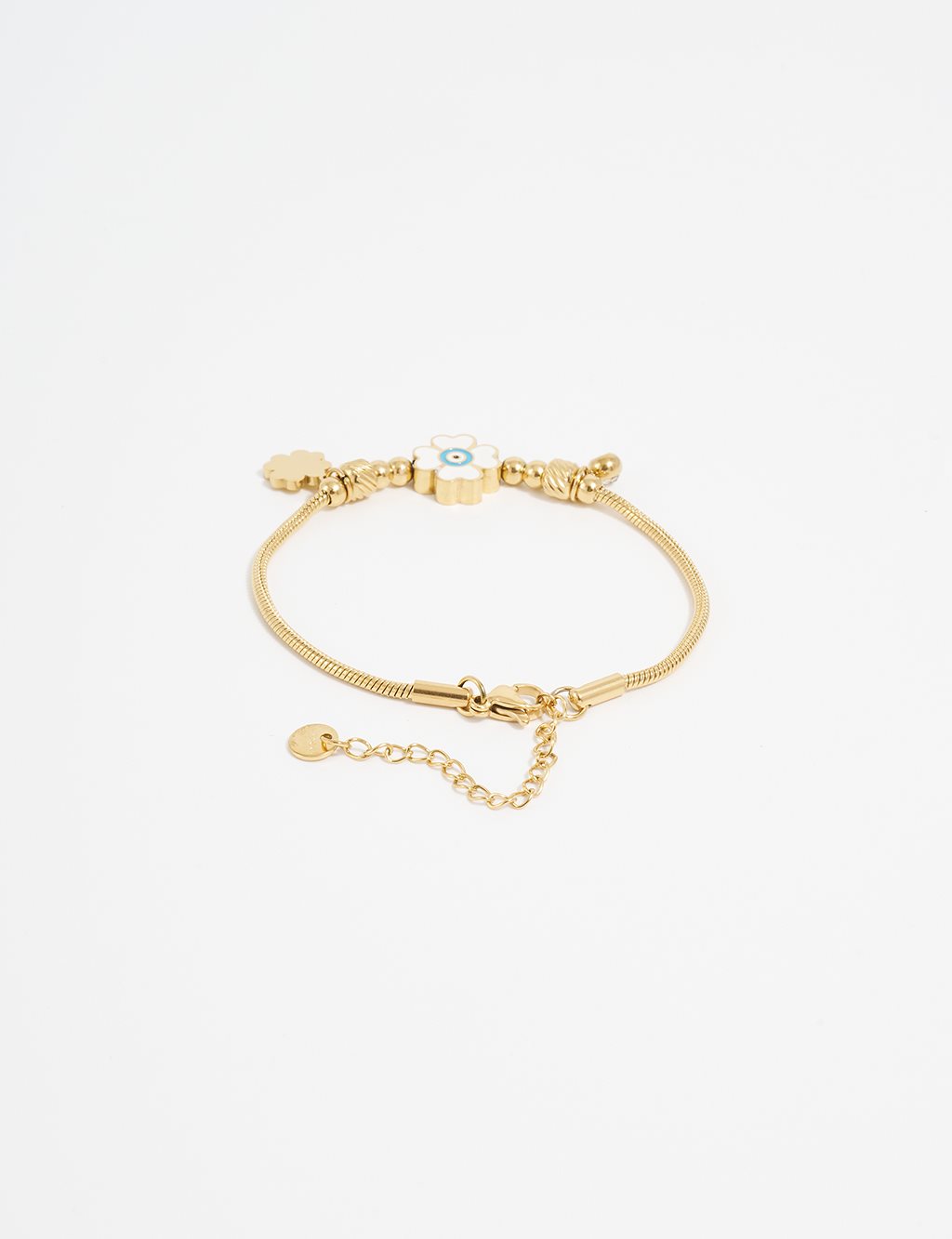 Flower Figured Bracelet Gold