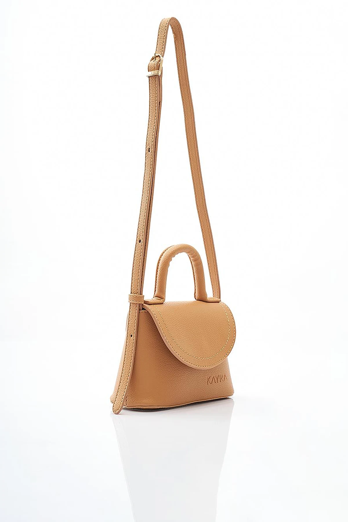 Mini Shoulder Bag in Light Brown 