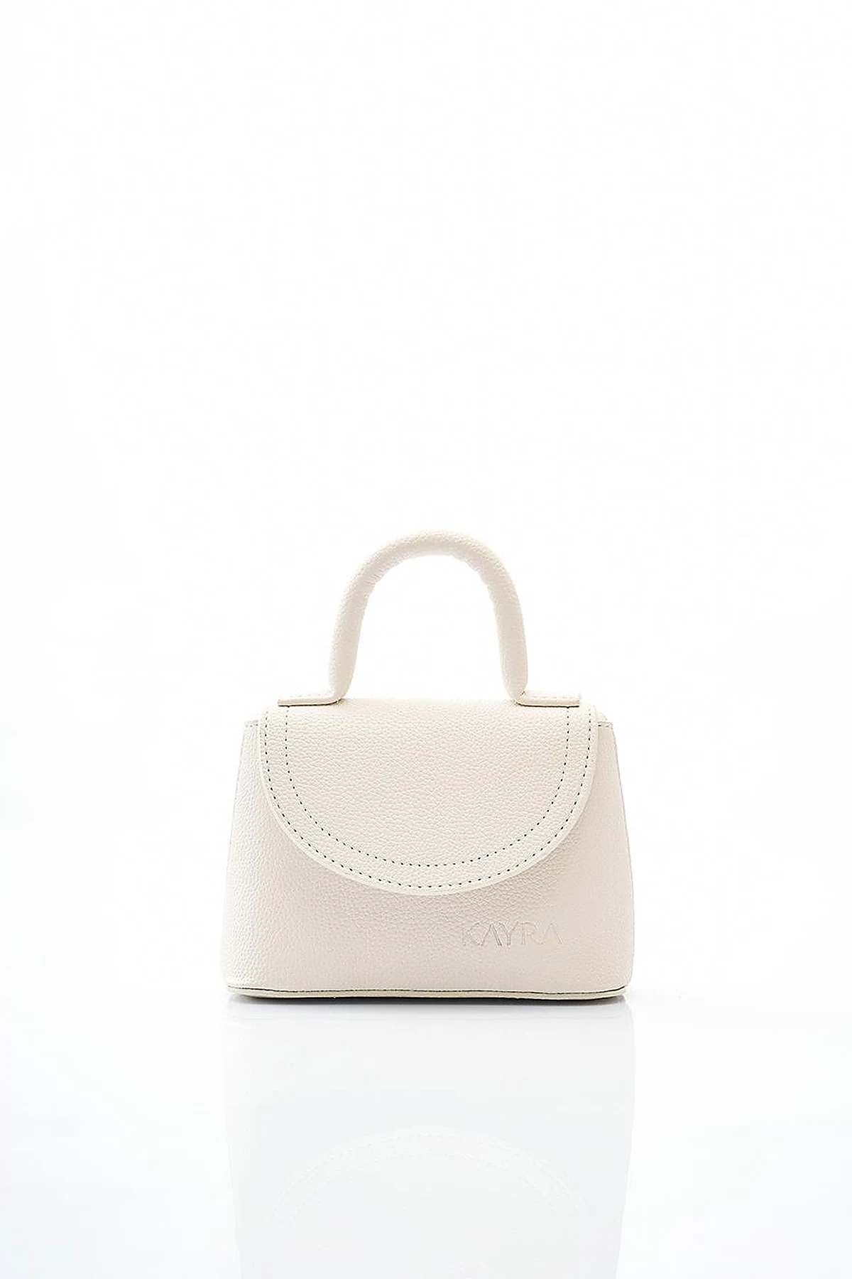 Mini Shoulder Bag in Cream