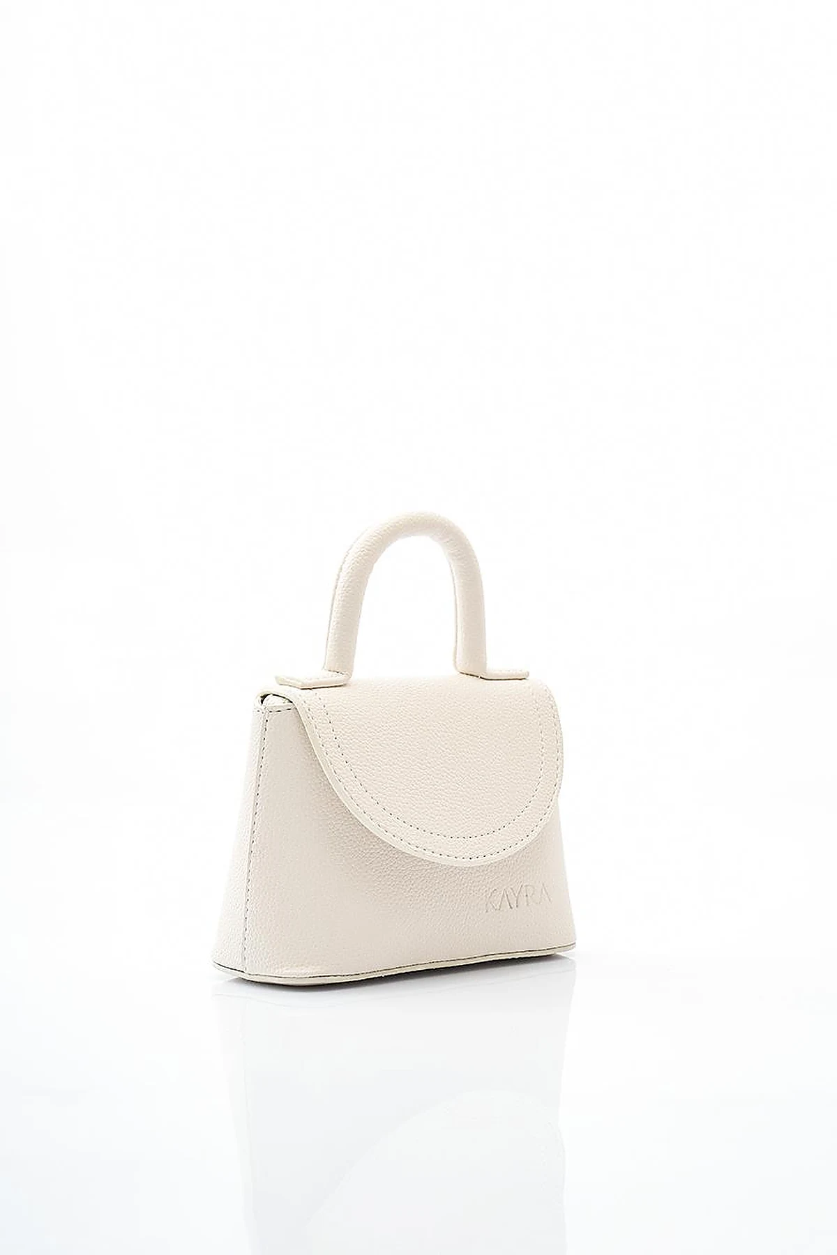 Mini Shoulder Bag in Cream