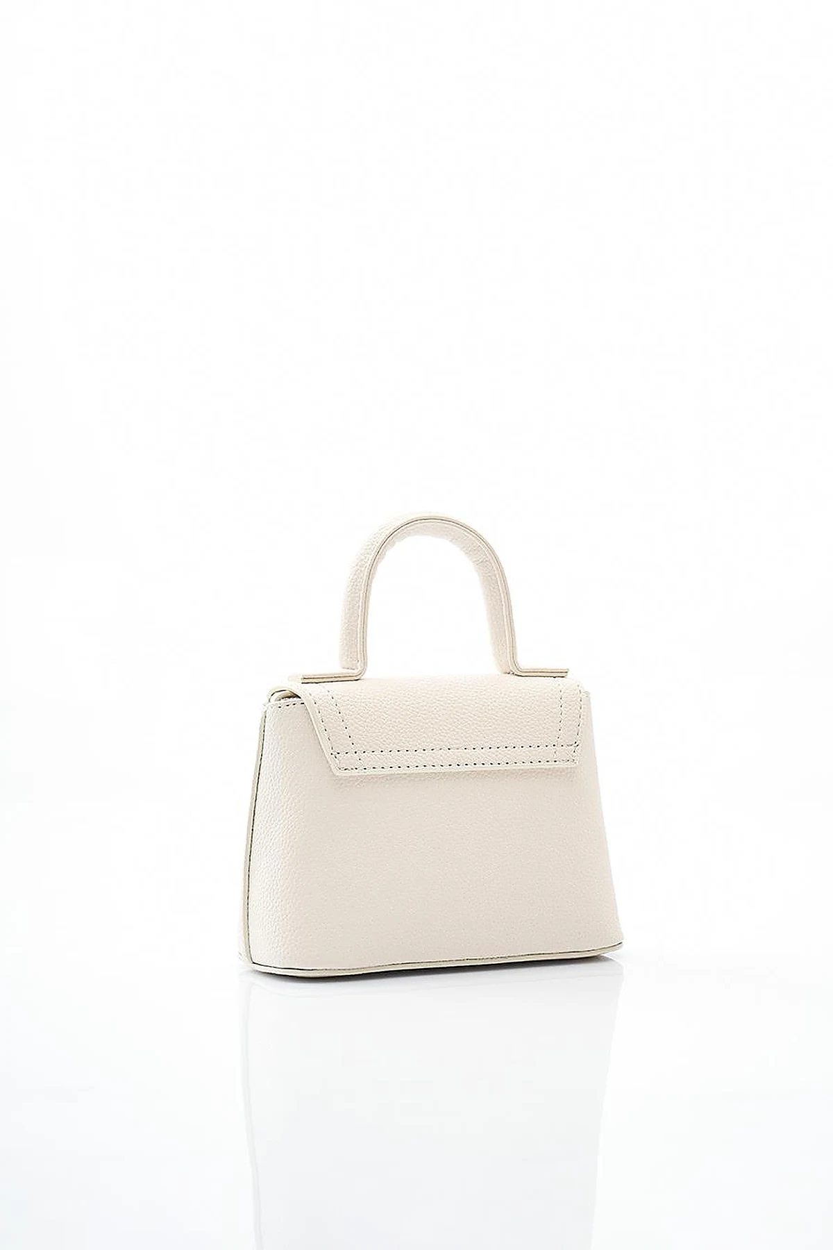 Mini Shoulder Bag in Cream