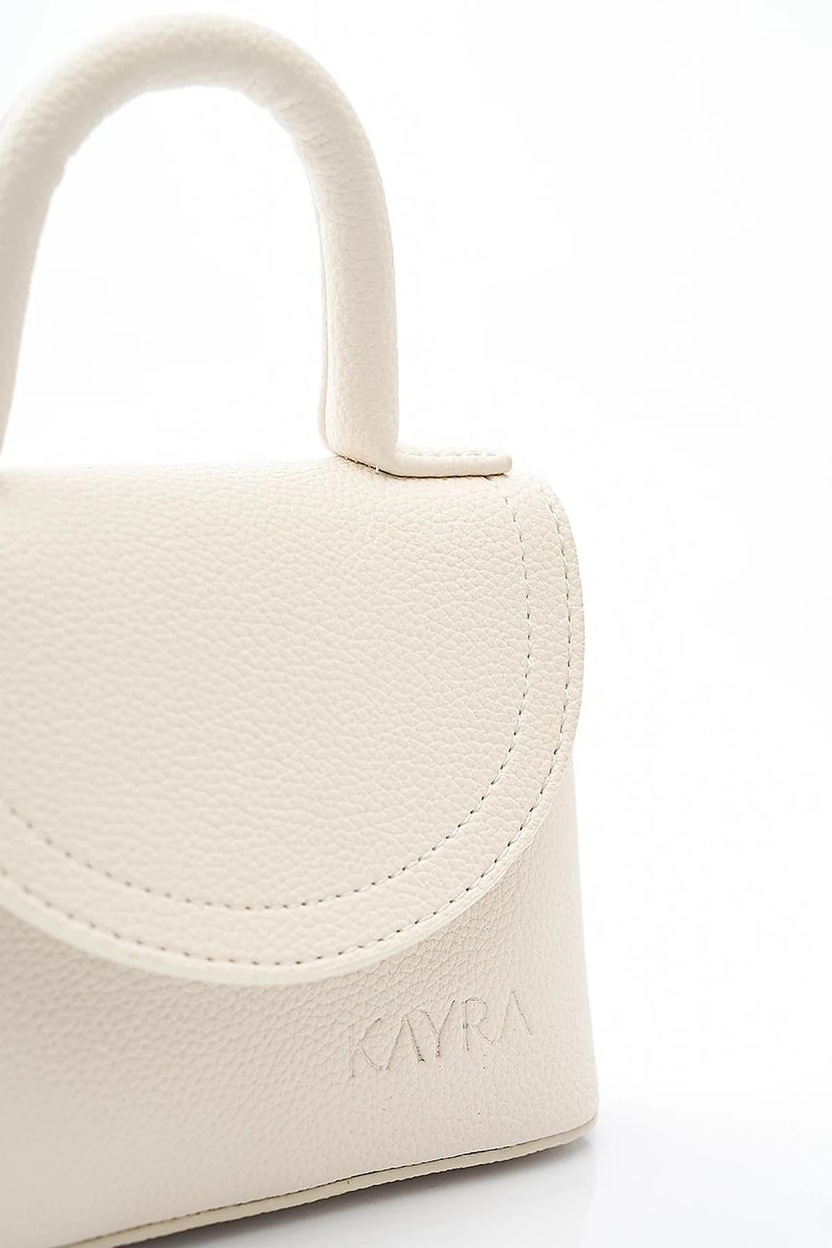 Mini Shoulder Bag in Cream