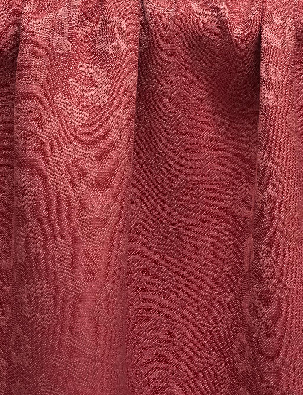Leopard Patterned Shawl Pink