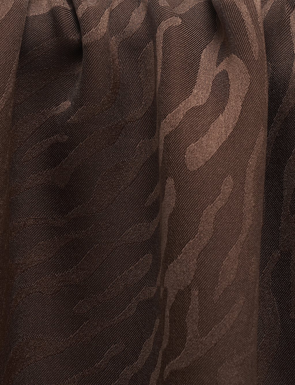 Zebra Desenli Şal Kahve