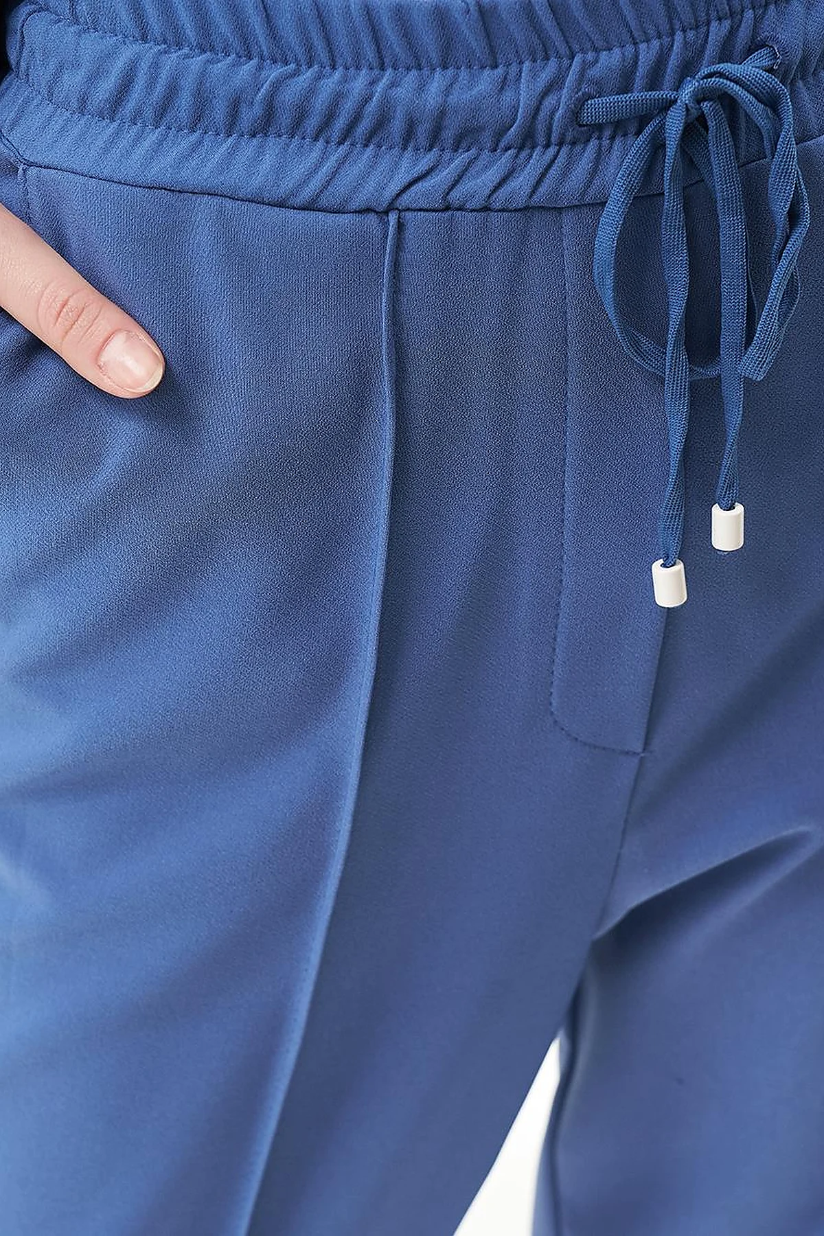 Chima Stitch Lace-Up Pants Indigo
