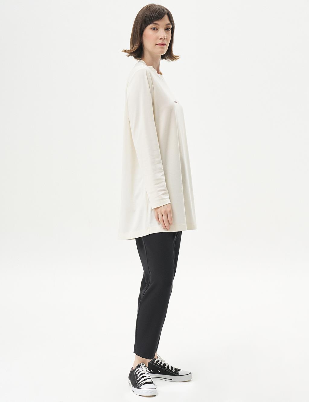 Logo Sweatshirt Ecru