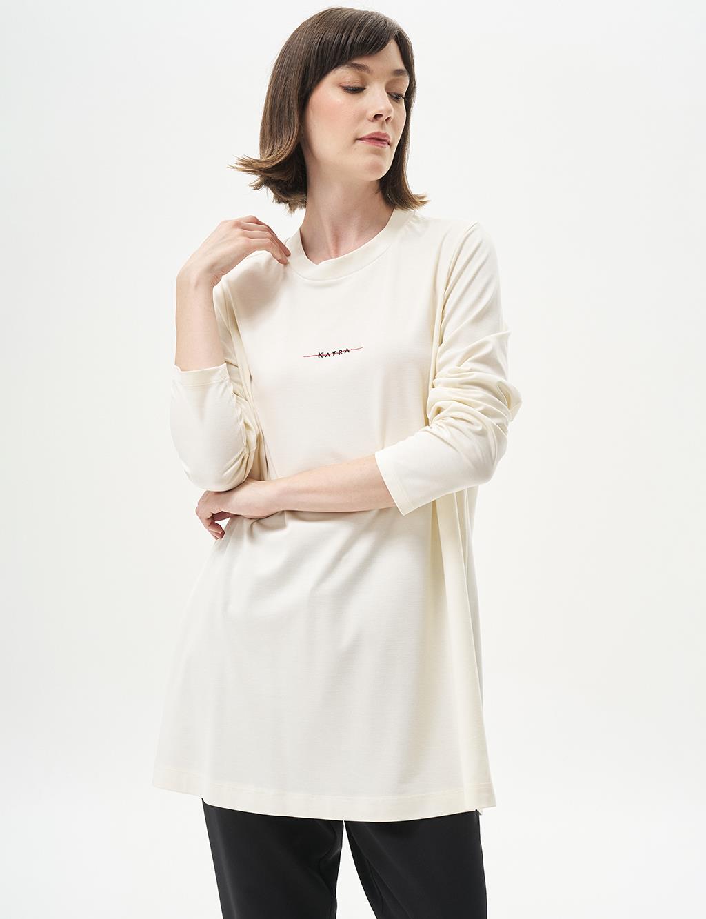 Logo Sweatshirt Ecru