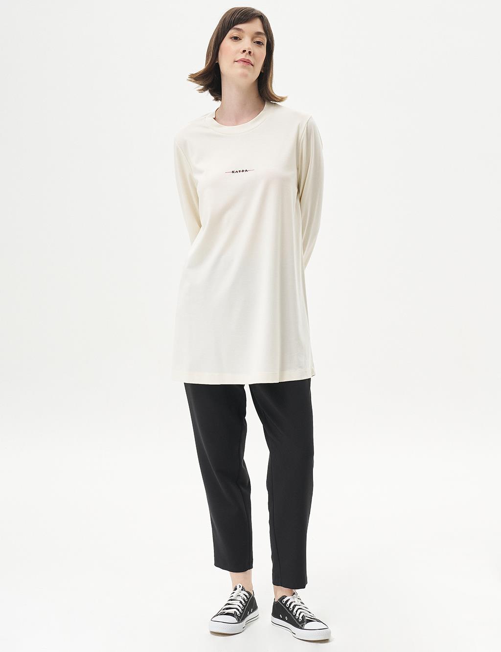 Logo Sweatshirt Ecru