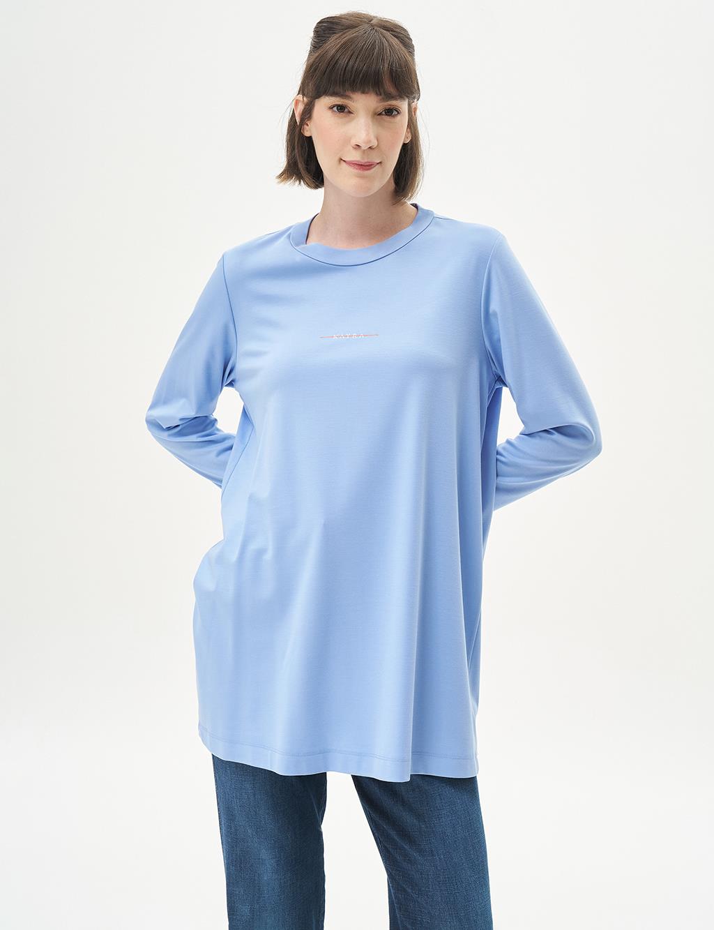 Logo Sweatshirt Aviator Blue