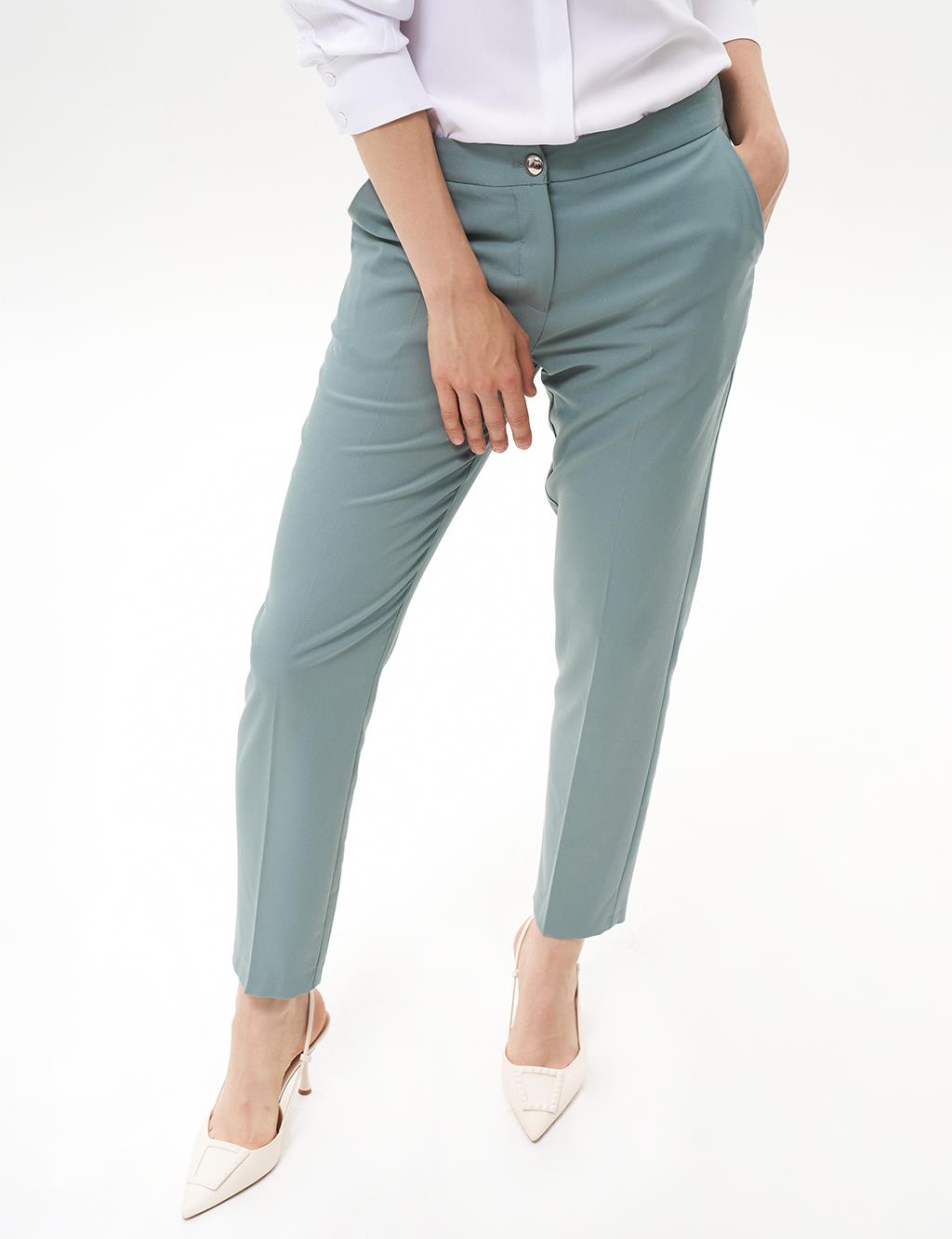 Basic Zipper Trousers Nefti