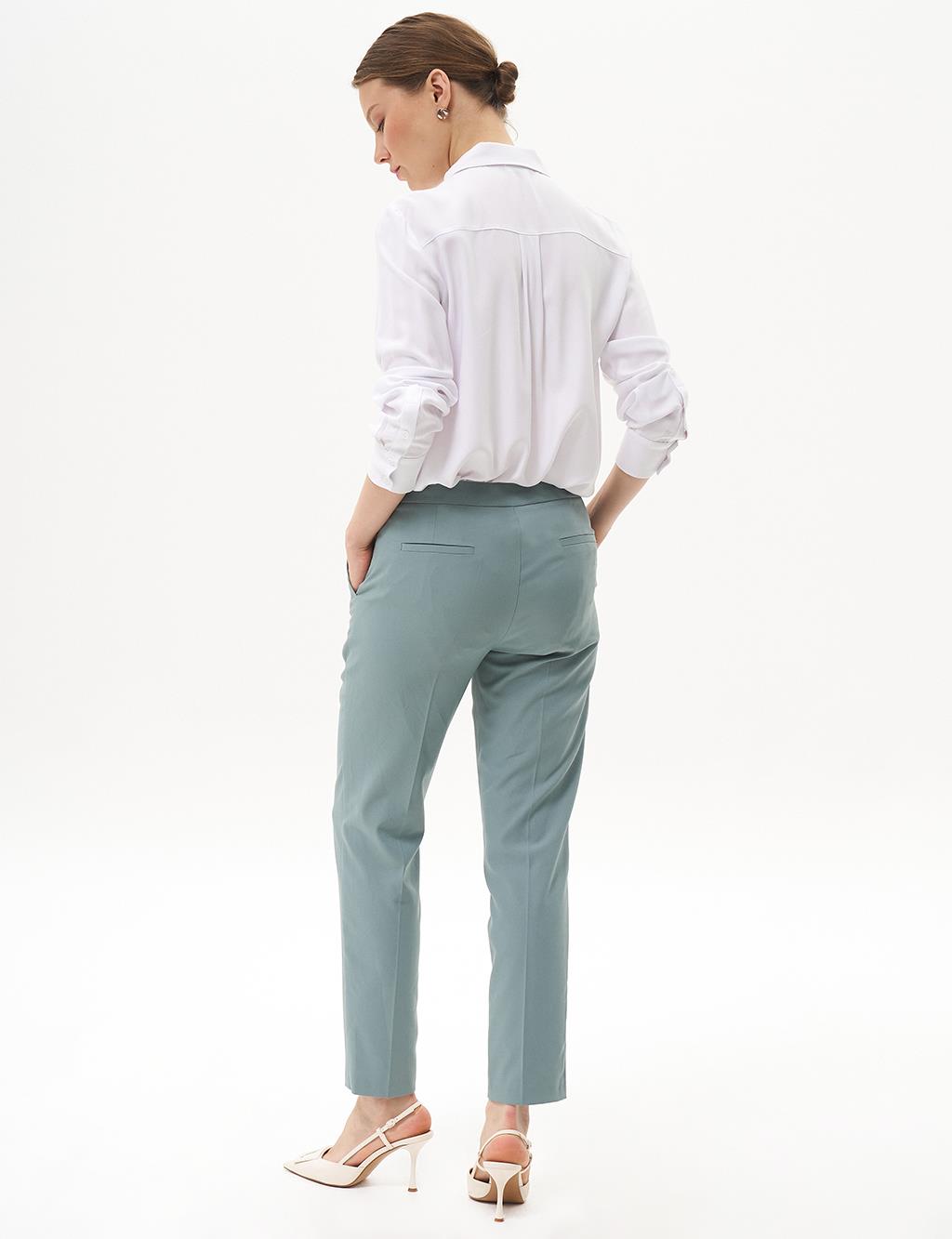 Basic Zipper Trousers Nefti