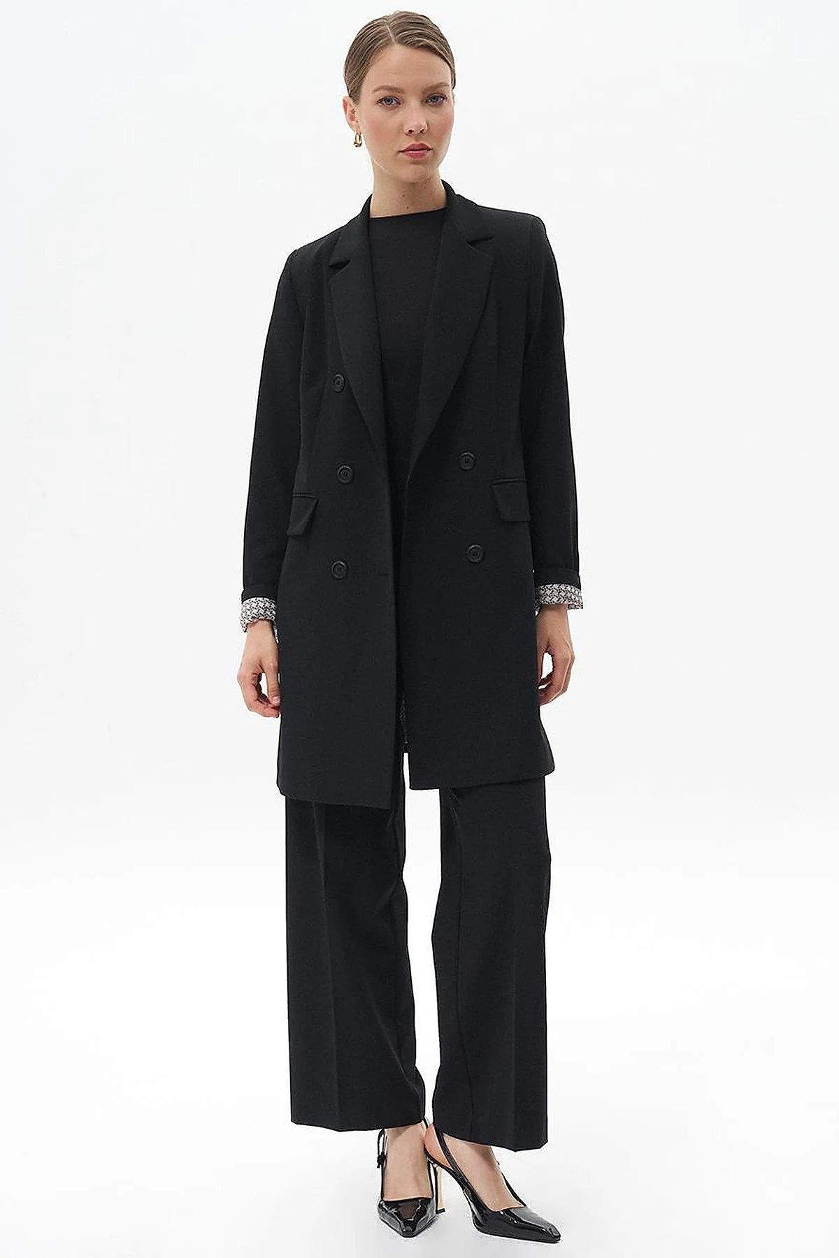 Basic Blazer Ceket Siyah