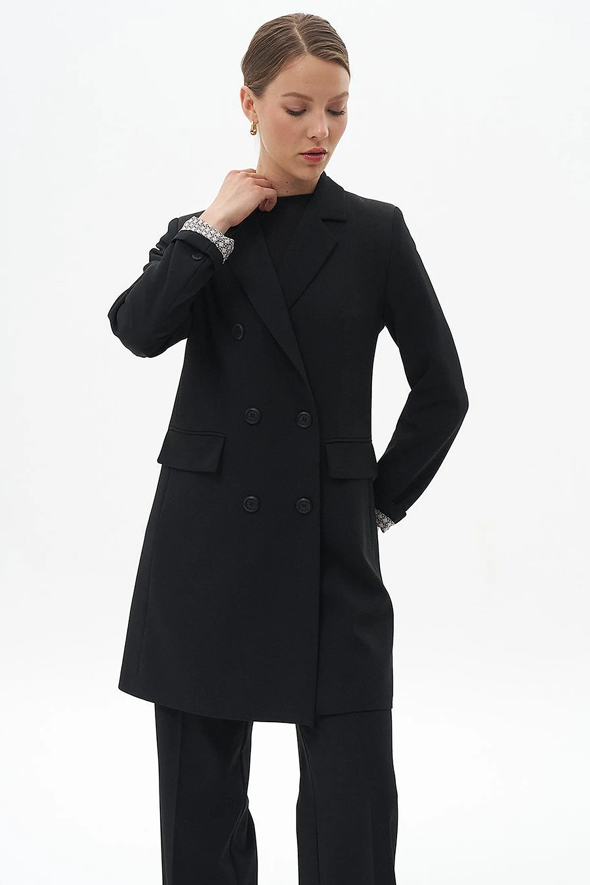 Basic Blazer Ceket Siyah