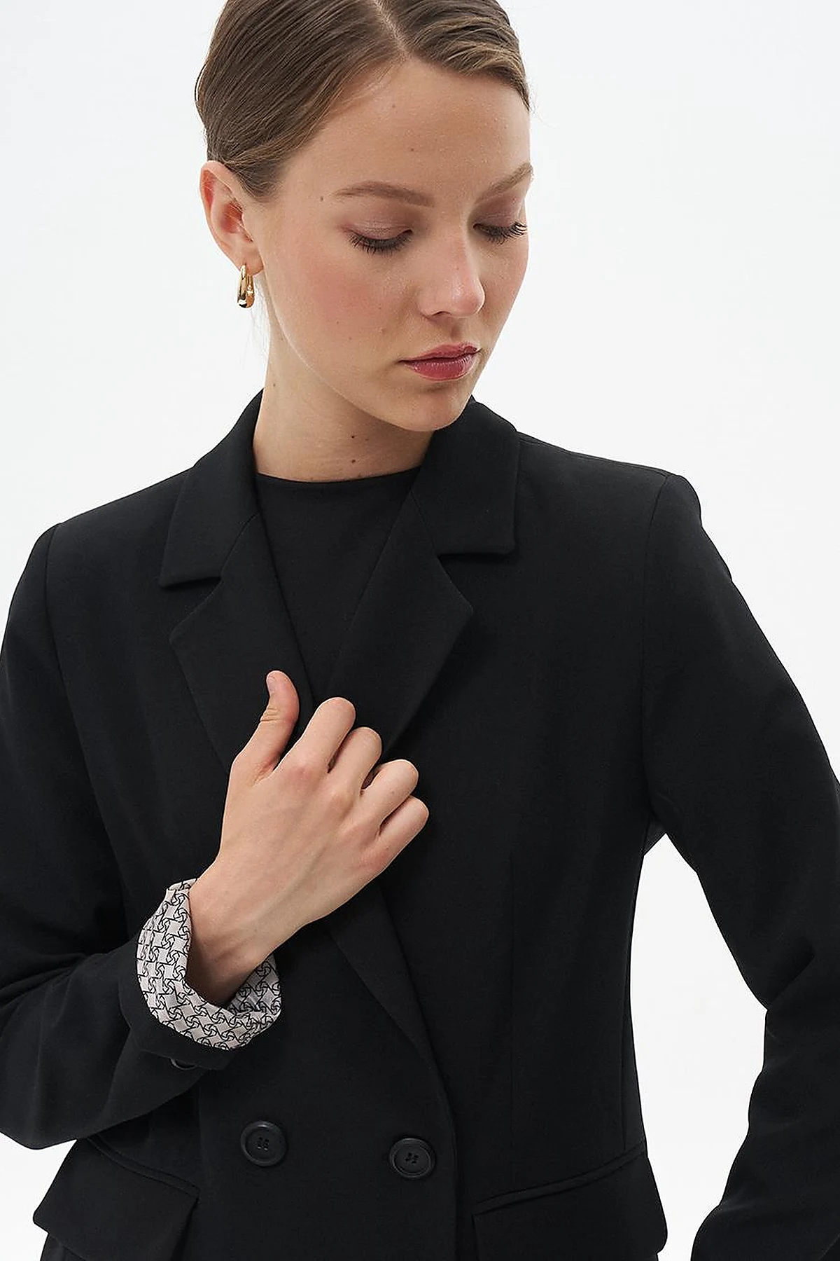 Basic Blazer Ceket Siyah