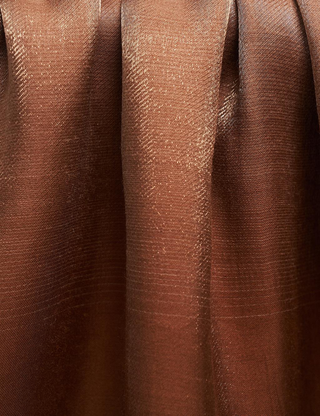 Gradient Evening Dress Shawl Brown