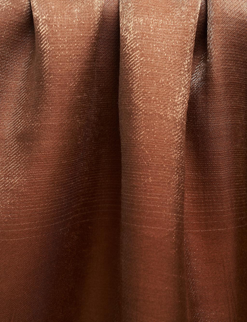 Gradient Evening Dress Shawl Brown