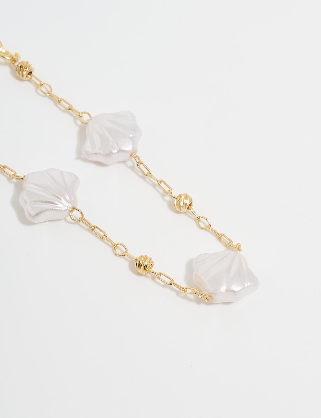 Oyster Shaped Bracelet Gold