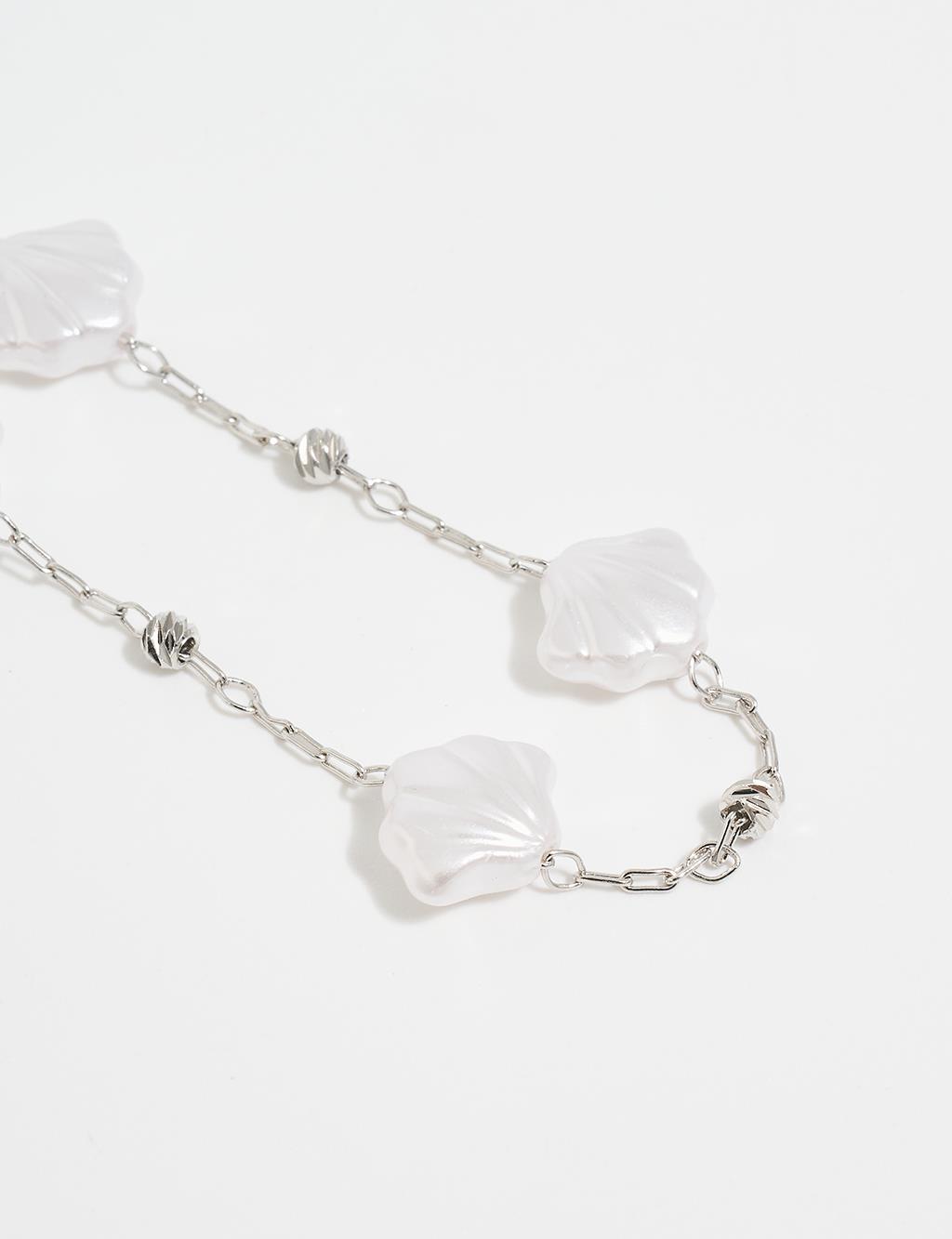 Oyster Shaped Bracelet Silver