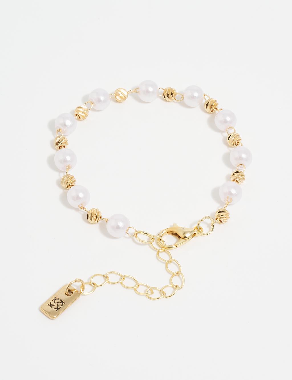 Pearl Shape Bracelet Gold