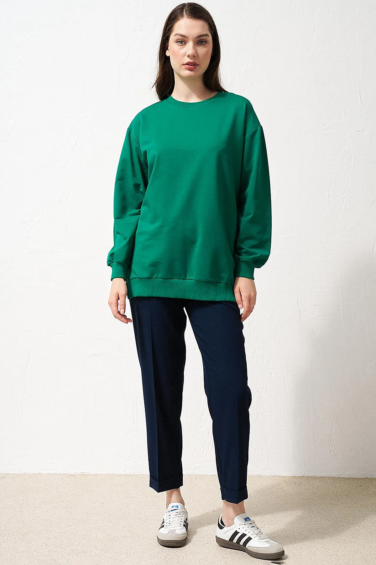 Zero Collar Sweatshirt Green