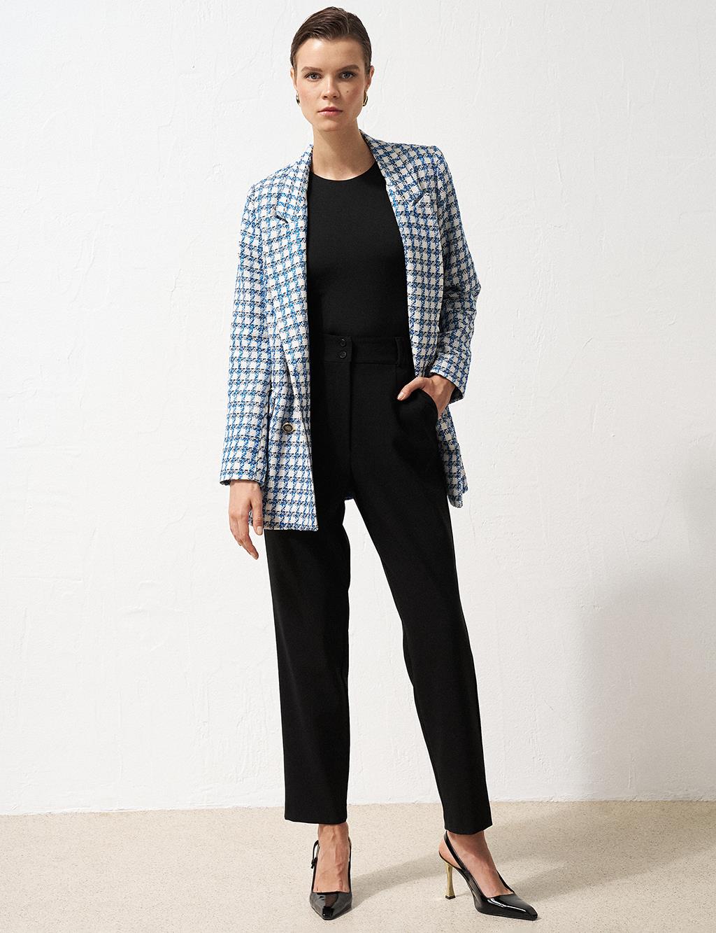 Plaid Blazer Jacket Saks