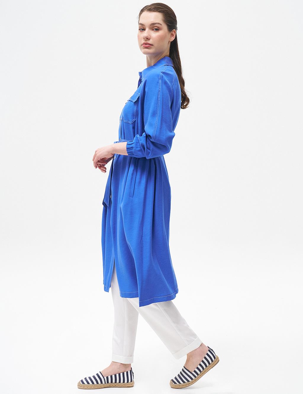 Punto Stitched Long Tunic Saks