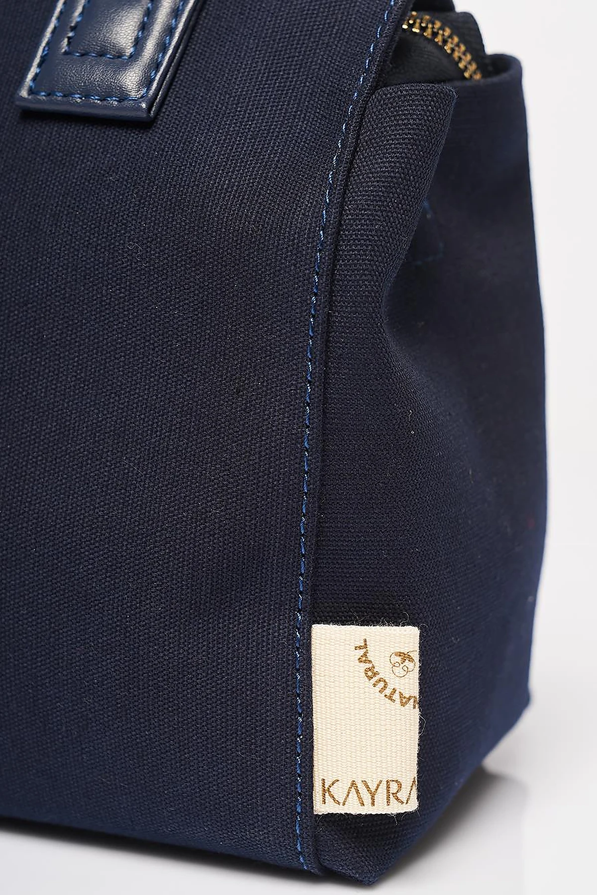 Canvas Tote Bag Navy Blue