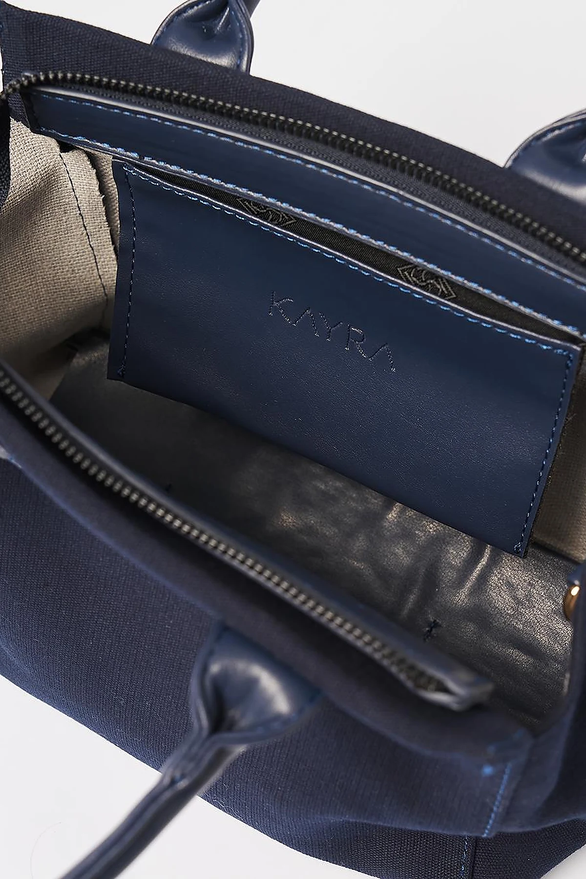 Canvas Tote Bag Navy Blue