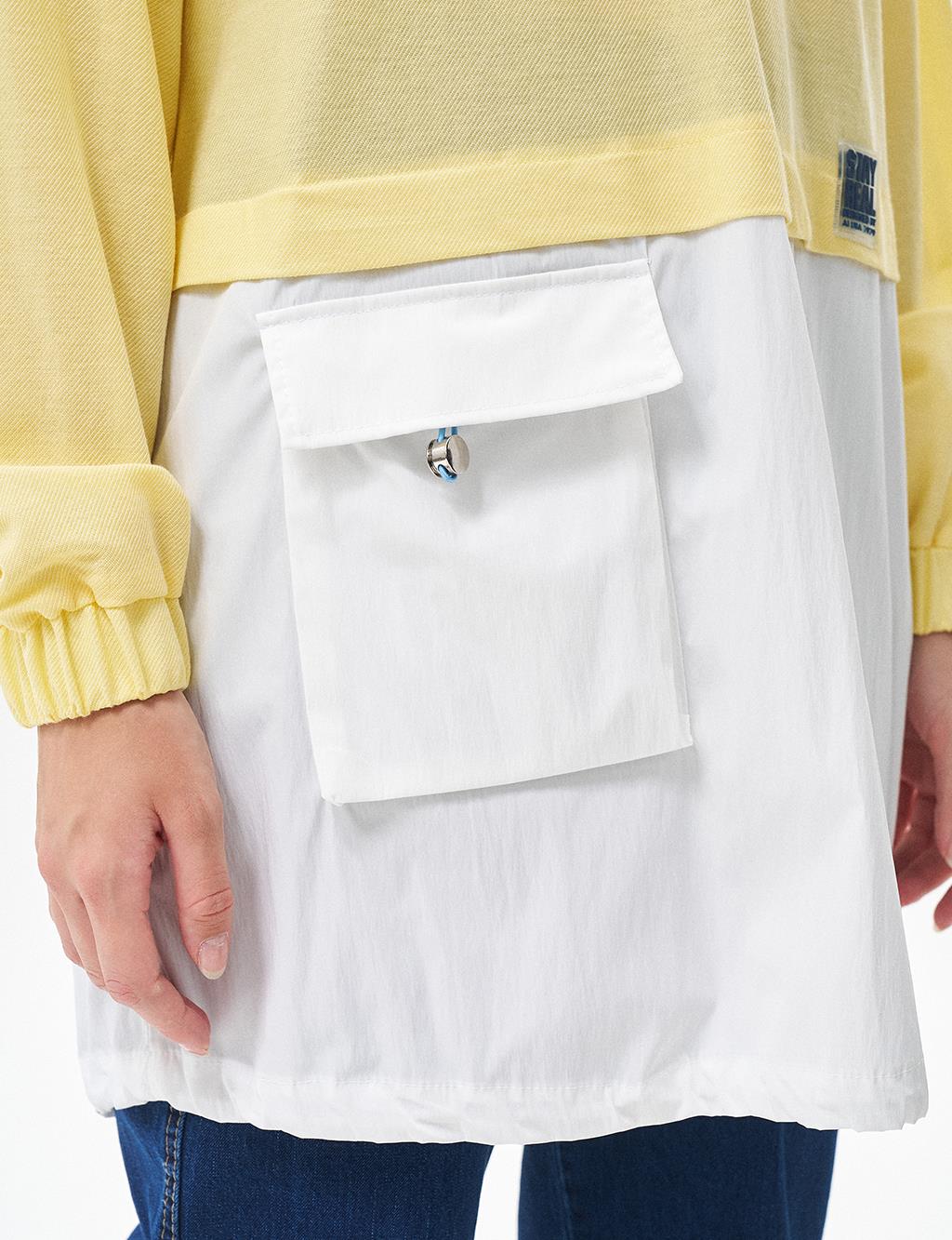 Layered Sweatshirt Yellow