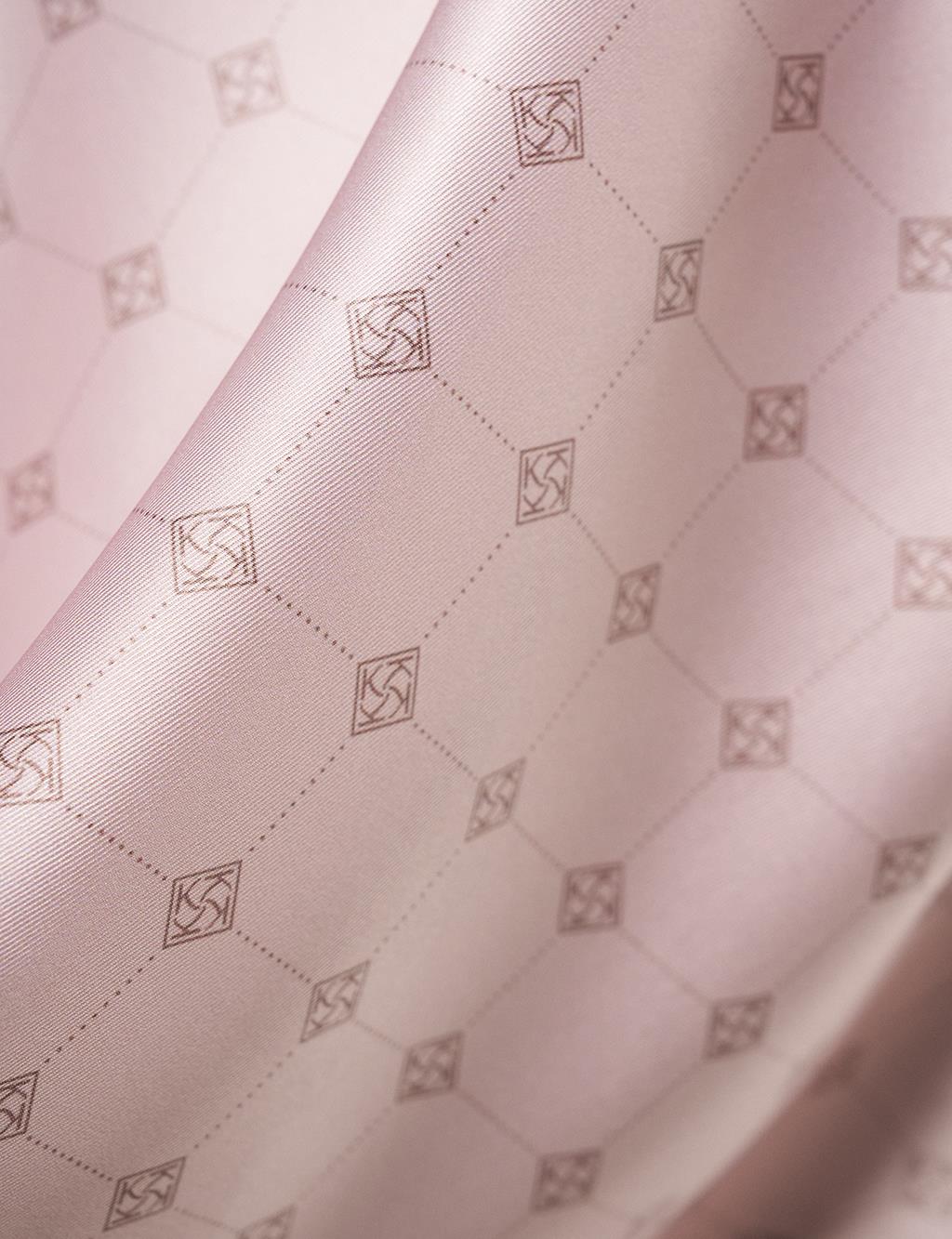 Cross Logo Monogram Scarf Light Beige