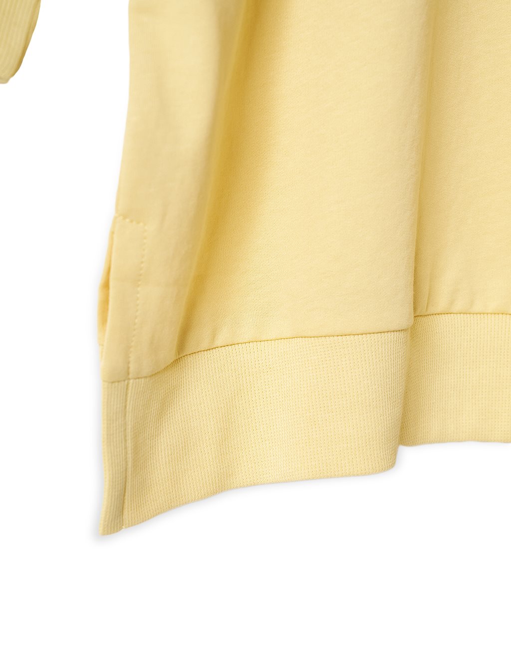 Knitted Fabric Sweatshirt Yellow